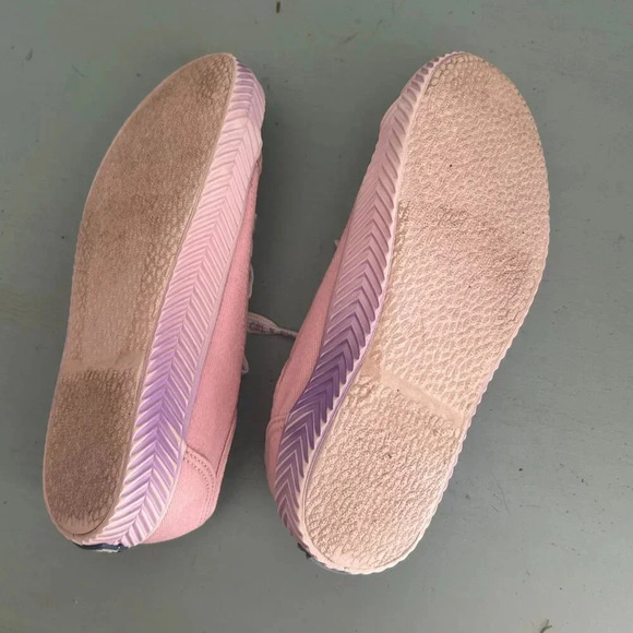 Keds Little Girls Kickstart Core Jr Pink Purple Ombre Size 11 Canvas Preppy - Picture 10 of 12